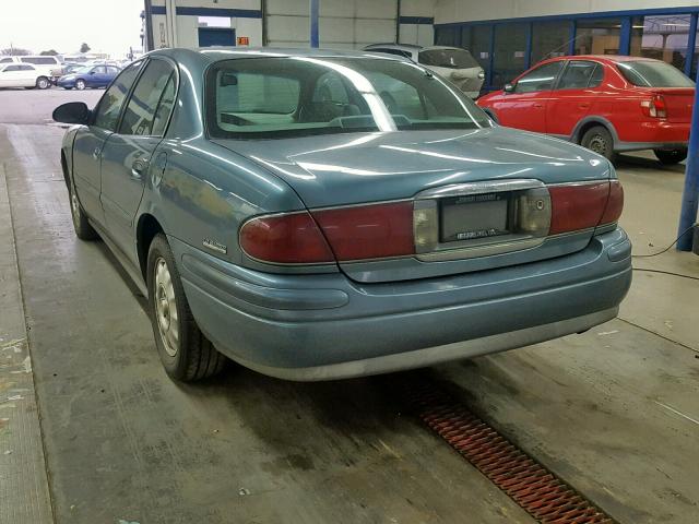 1G4HR54K61U143137 - 2001 BUICK LESABRE LI BLUE photo 3