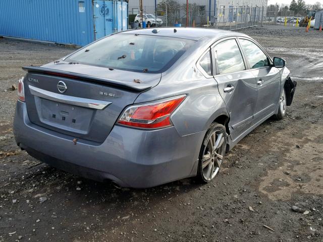 1N4BL3AP6FC146204 - 2015 NISSAN ALTIMA 3.5 SILVER photo 4