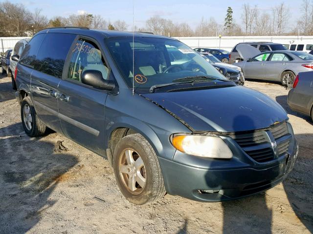 1D4GP45R96B663012 - 2006 DODGE CARAVAN SX BLUE photo 1