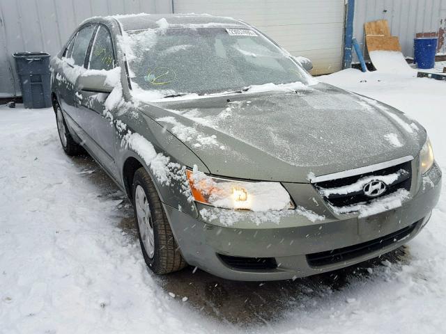 5NPET46C88H381391 - 2008 HYUNDAI SONATA GLS მწვანე ფოტო 1