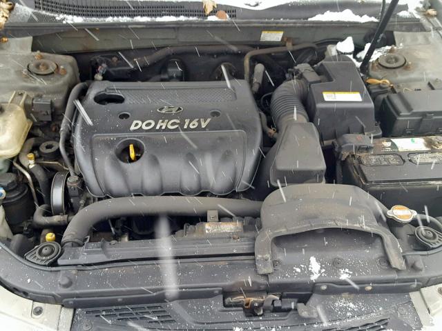 5NPET46C88H381391 - 2008 HYUNDAI SONATA GLS მწვანე ფოტო 7