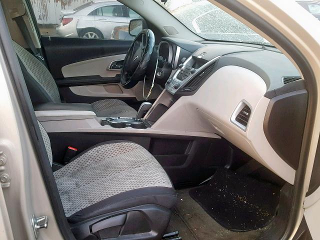 2CNALBEW4A6254187 - 2010 CHEVROLET EQUINOX LS TAN photo 5