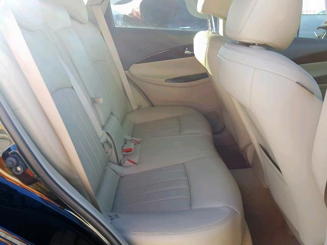 JN1AJ0HP7CM400222 - 2012 INFINITI EX35 BASE BLACK photo 6
