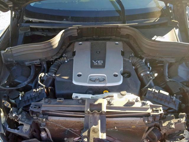 JN1AJ0HP7CM400222 - 2012 INFINITI EX35 BASE BLACK photo 7