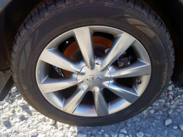 JN1AJ0HP7CM400222 - 2012 INFINITI EX35 BASE BLACK photo 9