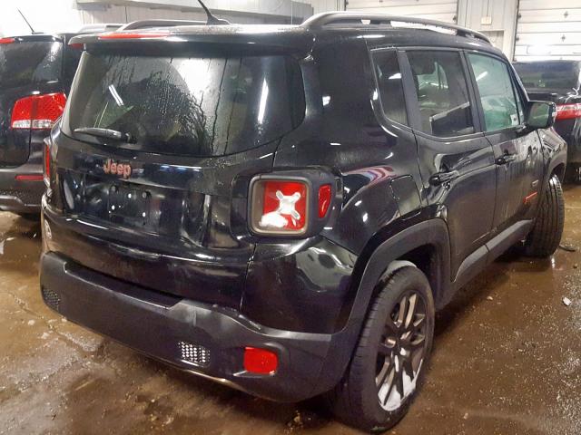 ZACCJABTXGPE13474 - 2016 JEEP RENEGADE L BLACK photo 4