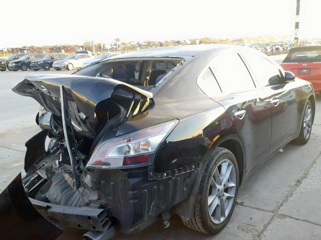 1N4AA5APXEC494146 - 2014 NISSAN MAXIMA S BLUE photo 4