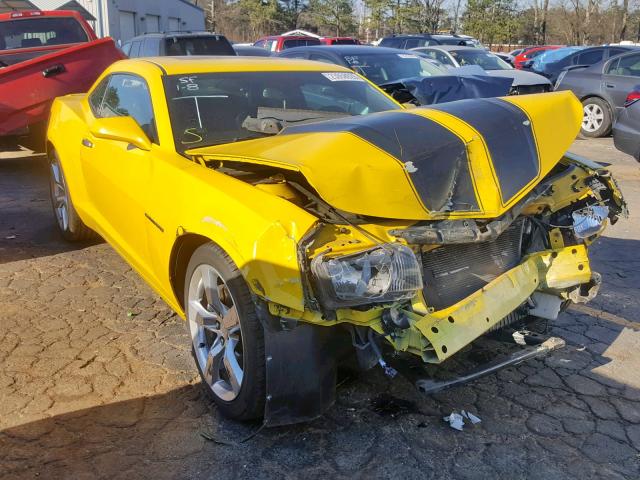 2G1FK1EJ4B9110188 - 2011 CHEVROLET CAMARO 2SS YELLOW photo 1