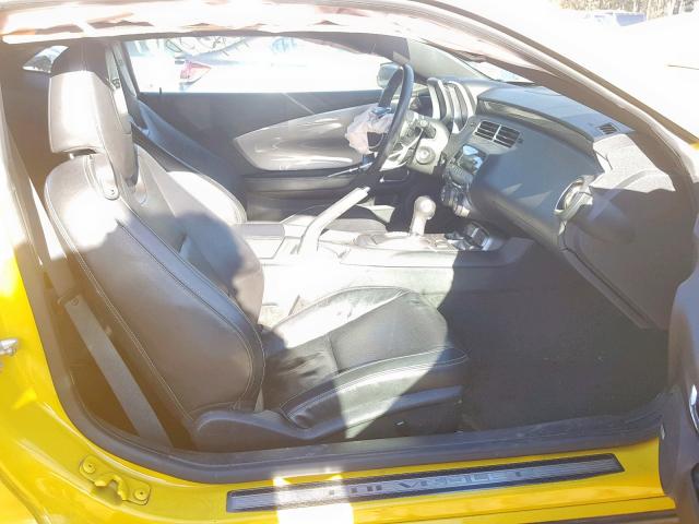 2G1FK1EJ4B9110188 - 2011 CHEVROLET CAMARO 2SS YELLOW photo 5