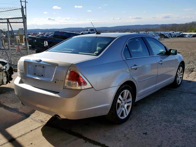 3FAHP08138R243671 - 2008 FORD FUSION SEL 银色 照片 4