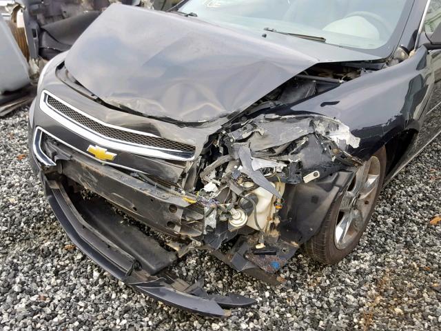 1G1ZH57B89F199208 - 2009 CHEVROLET MALIBU 1LT შავი ფოტო 9