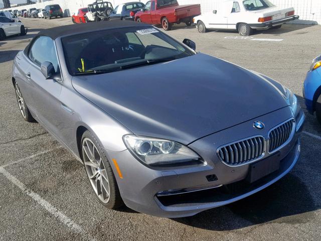 WBALZ3C59CDL71423 - 2012 BMW 650 I GRAY photo 1