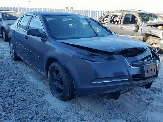 1G1ZH57B08F159204 - 2008 CHEVROLET MALIBU 1LT შავი ფოტო 1