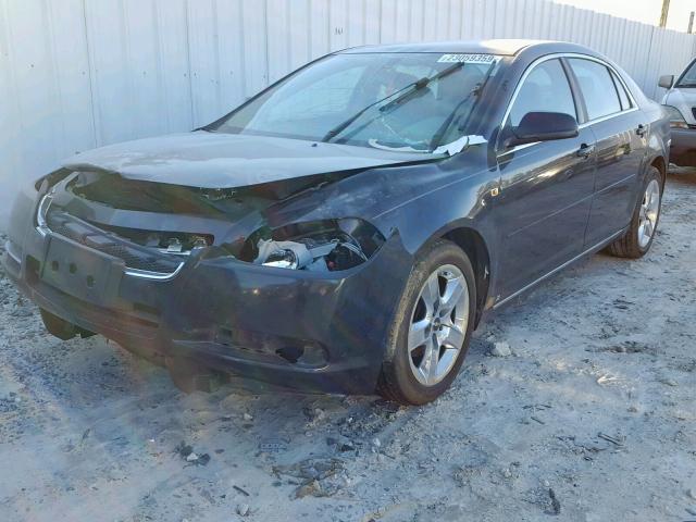 1G1ZH57B08F159204 - 2008 CHEVROLET MALIBU 1LT შავი ფოტო 2