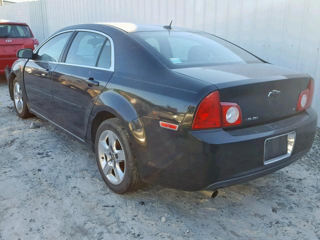 1G1ZH57B08F159204 - 2008 CHEVROLET MALIBU 1LT შავი ფოტო 3