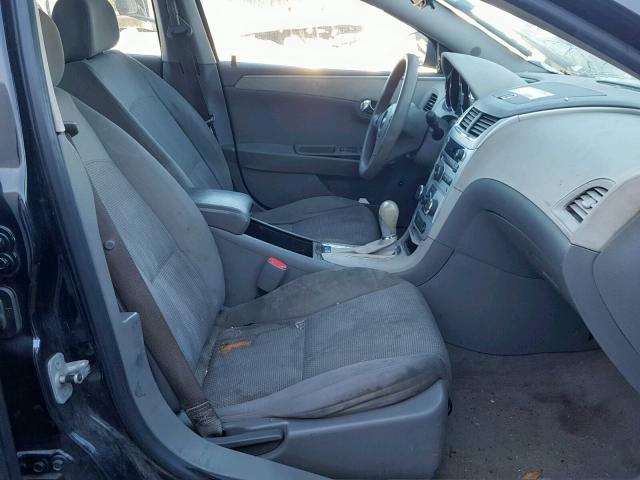 1G1ZH57B08F159204 - 2008 CHEVROLET MALIBU 1LT შავი ფოტო 5