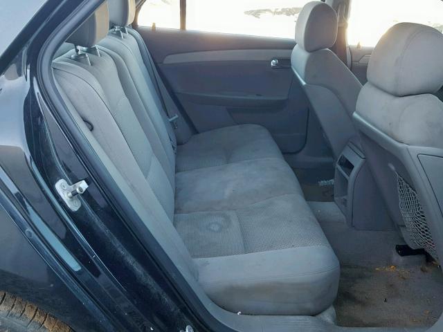 1G1ZH57B08F159204 - 2008 CHEVROLET MALIBU 1LT შავი ფოტო 6