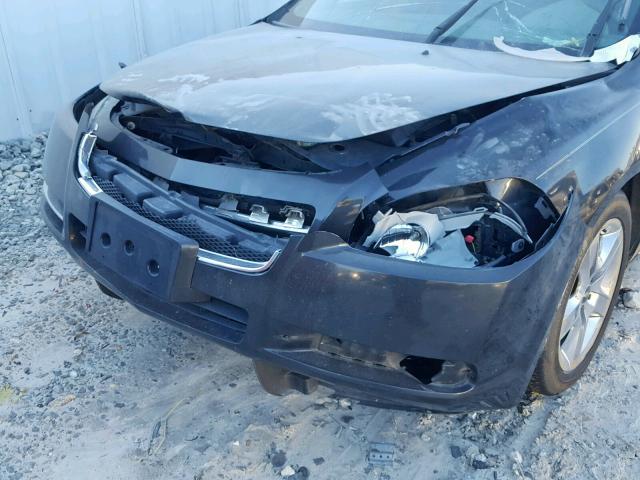 1G1ZH57B08F159204 - 2008 CHEVROLET MALIBU 1LT შავი ფოტო 9