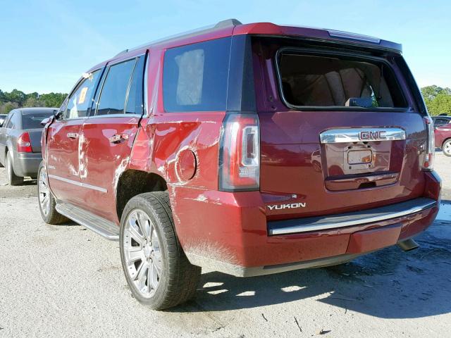 1GKS1CKJ4GR236691 - 2016 GMC YUKON DENA MAROON photo 3