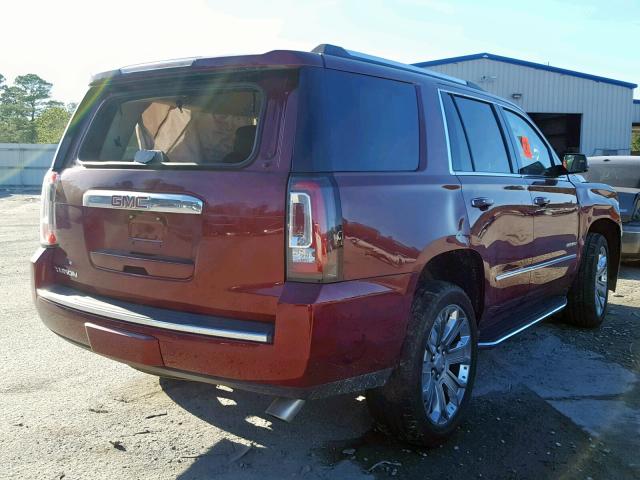 1GKS1CKJ4GR236691 - 2016 GMC YUKON DENA MAROON photo 4