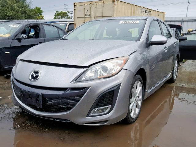 JM1BL1K65B1431809 - 2011 MAZDA 3 S GRAY photo 2