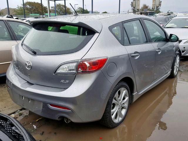 JM1BL1K65B1431809 - 2011 MAZDA 3 S GRAY photo 4