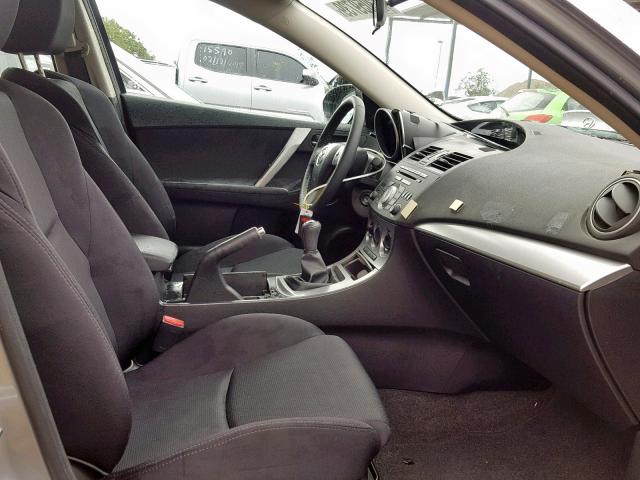 JM1BL1K65B1431809 - 2011 MAZDA 3 S GRAY photo 5