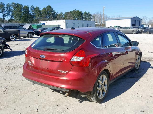 1FADP3N23EL291761 - 2014 FORD FOCUS TITA RED photo 4