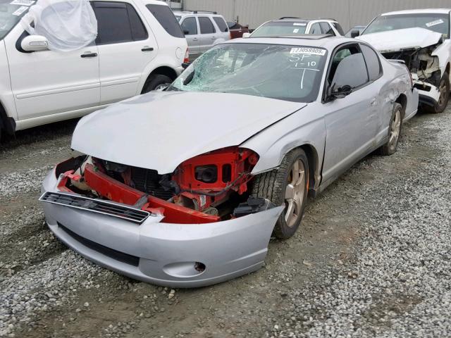 2G1WM15K769385739 - 2006 CHEVROLET MONTE CARL ვერცხლისფერი ფოტო 2