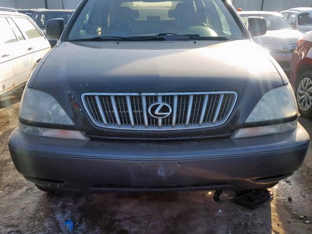 JTJHF10UX30315528 - 2003 LEXUS RX 300 BLACK photo 9