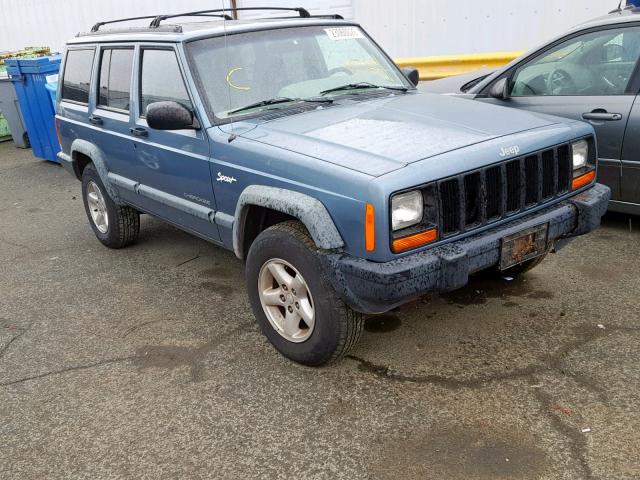 1J4FJ68S0WL217534 - 1998 JEEP SPORT BLUE photo 1