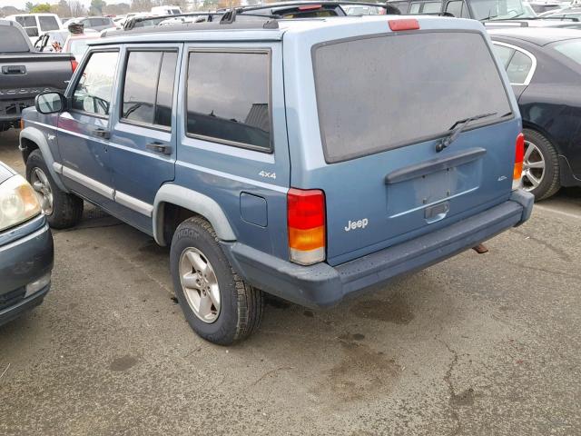 1J4FJ68S0WL217534 - 1998 JEEP SPORT BLUE photo 3