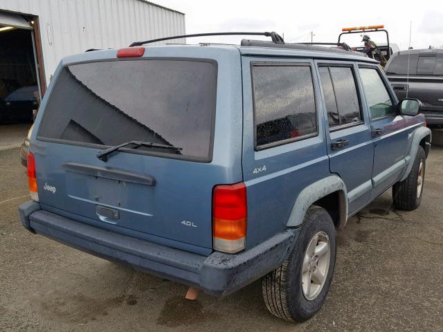 1J4FJ68S0WL217534 - 1998 JEEP SPORT BLUE photo 4