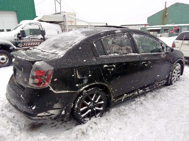 3N1CB61E58L666034 - 2008 NISSAN SENTRA SE- BLACK photo 4