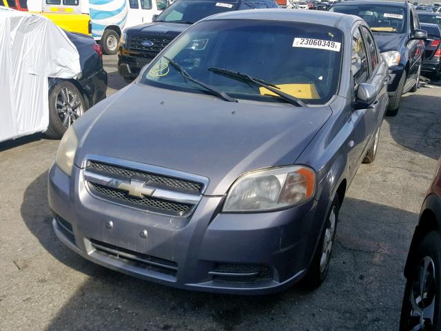 KL1TD56697B159311 - 2007 CHEVROLET AVEO BASE Grafit foto 2