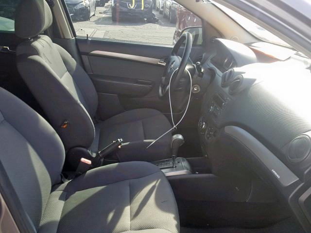 KL1TD56697B159311 - 2007 CHEVROLET AVEO BASE Grafit foto 5