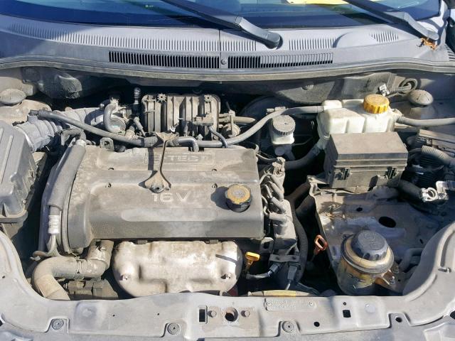 KL1TD56697B159311 - 2007 CHEVROLET AVEO BASE Grafit foto 7