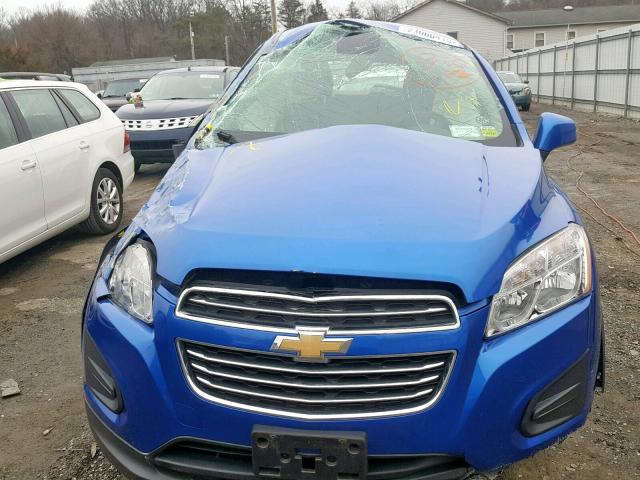 KL7CJNSBXGB650228 - 2016 CHEVROLET TRAX LS BLUE photo 9