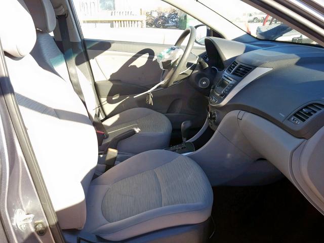 KMHCT4AE3GU030002 - 2016 HYUNDAI ACCENT SE 蓝色 照片 5