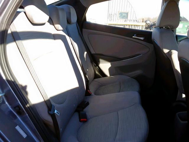 KMHCT4AE3GU030002 - 2016 HYUNDAI ACCENT SE 蓝色 照片 6