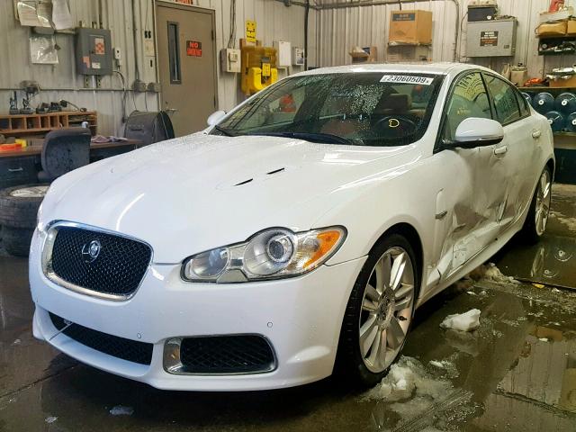 SAJWA0JC1BMS08613 - 2011 JAGUAR XF R WHITE photo 2