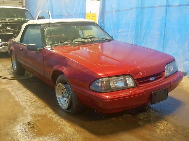 1FACP44M6PF147997 - 1993 FORD MUSTANG LX RED photo 1