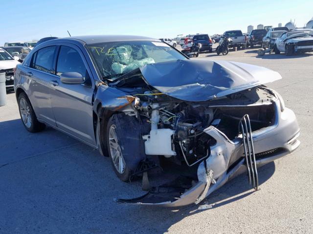 1C3CCBAB9DN669283 - 2013 CHRYSLER 200 LX GRAY photo 1