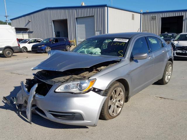 1C3CCBAB9DN669283 - 2013 CHRYSLER 200 LX GRAY photo 2