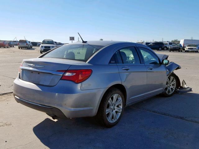 1C3CCBAB9DN669283 - 2013 CHRYSLER 200 LX GRAY photo 4