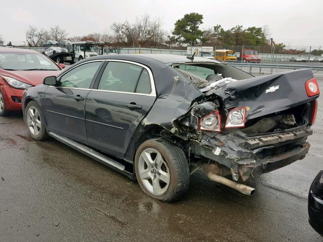 1G1ZC5EB7AF270081 - 2010 CHEVROLET MALIBU 1LT 黑色 照片 3