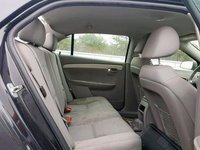 1G1ZC5EB7AF270081 - 2010 CHEVROLET MALIBU 1LT 黑色 照片 6