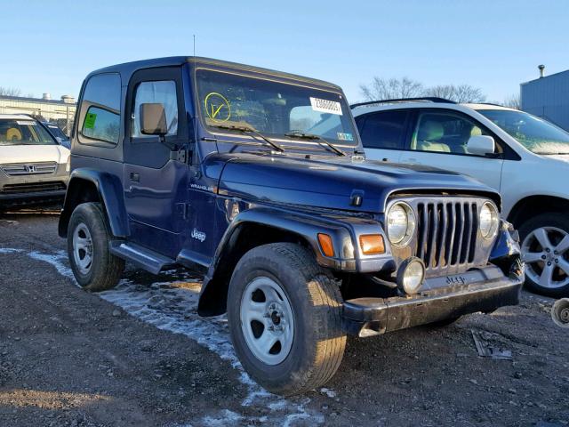 1J4FY29P7VP515195 - 1997 JEEP WRANGLER / BLUE photo 1