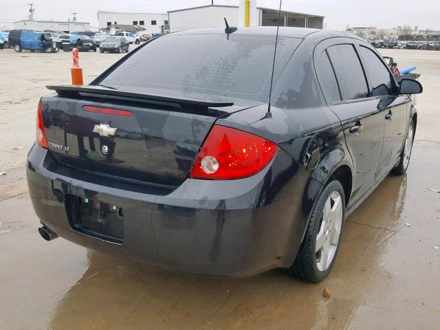 1G1AF5F55A7146138 - 2010 CHEVROLET COBALT 2LT BLACK photo 4