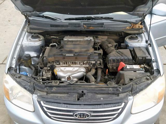 KNAFE122385575723 - 2008 KIA SPECTRA EX 蓝色 照片 7